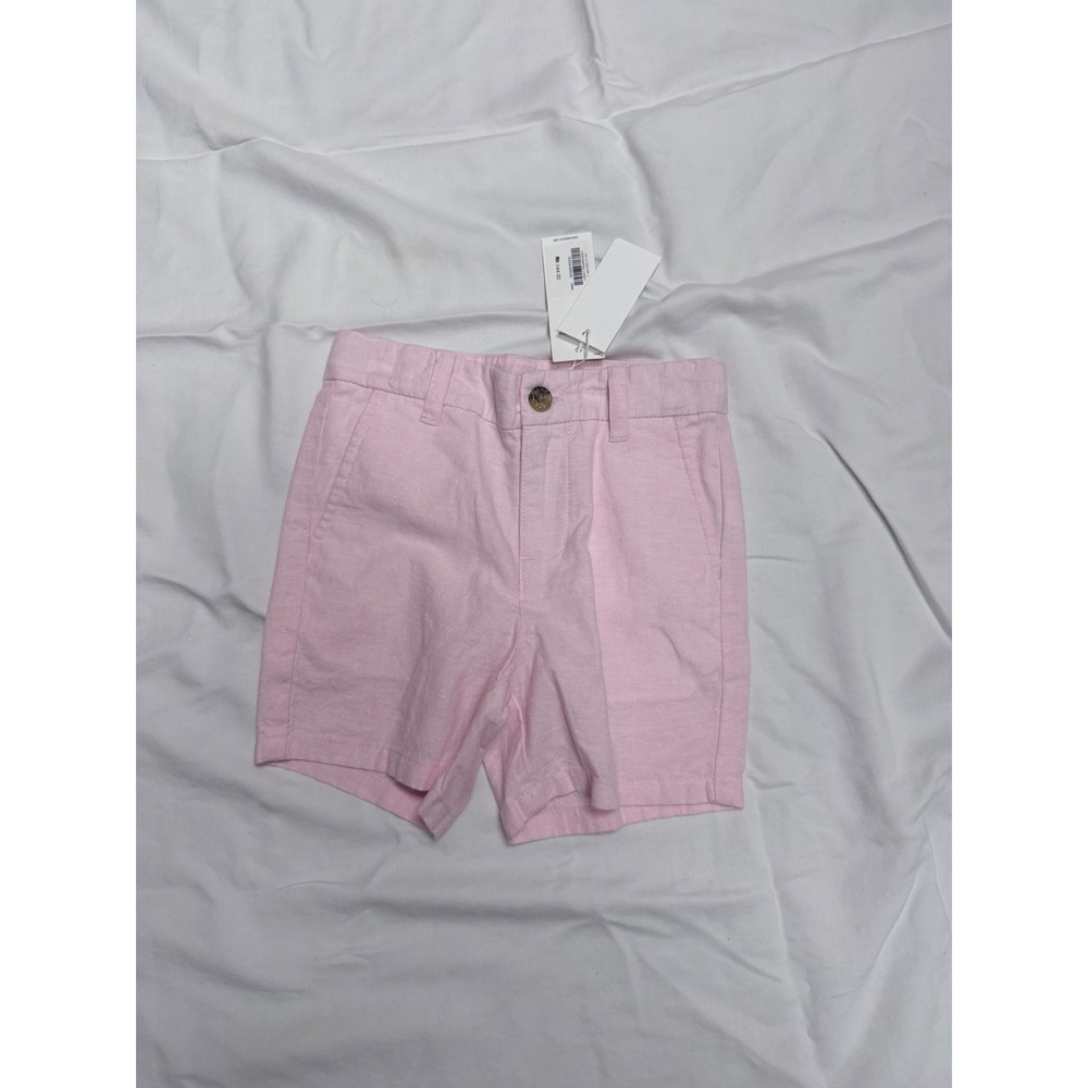 Janie and Jack Pink Linen Blend Shorts Toddler 18-24 Months NWT